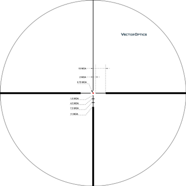 Прицел оптический Vector Optics Continental 2-12x50 SFP - изображение 2