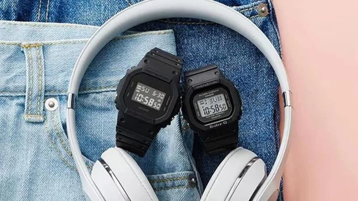 Мужские часы Casio G-SHOCK (DW-5600BB-1) Black, версия с