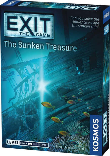 Настільна гра Kosmos Exit The Game The Sunken Treasure Английский язык (0814743013599) - зображення 1