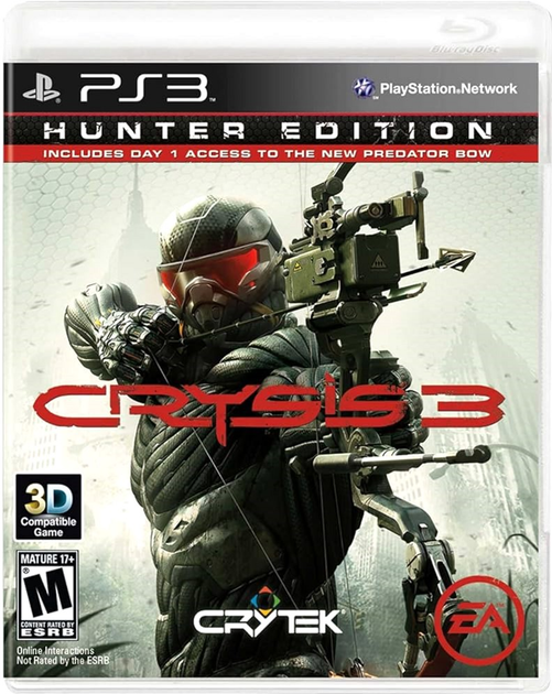 Гра PS3 Crysis 3 Hunter Edition (диск Blu-ray) (0014633198096) - зображення 1