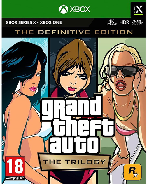 Гра XOne/XSX Grand Theft Auto The Trilogy The Definitive Edition (Blu-ray disc) (5026555365970) - зображення 1