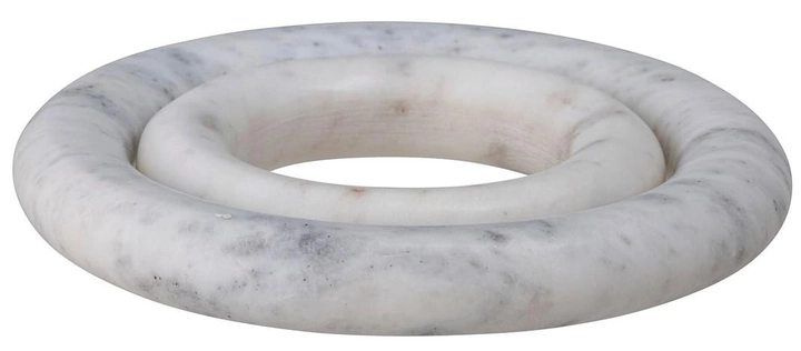 Підставки для посуду Bloomingville Finola Trivets білі мармурові 2 шт (82059599) - зображення 1