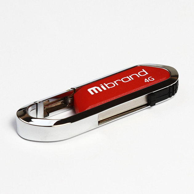 Флешка для ноутбука Flash Mibrand USB 2.0 Aligator 4Gb Dark Red (MI2.0 ...