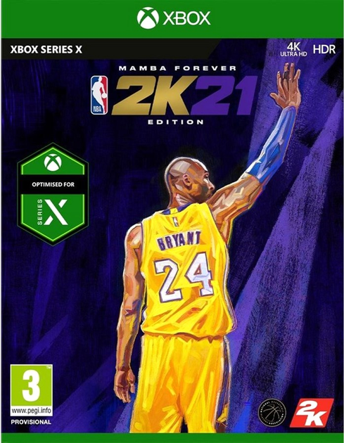 Gra Xbox Series X NBA 2K21 Legend Edition Mamba Forever (płyta Blu-ray) (5026555364331) - obraz 1