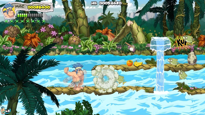 Гра PS4 New Joe and Mac: Caveman Ninja T-Rex Edition (диск Blu-ray) (3701529501098) - зображення 3