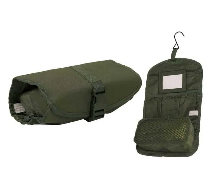 Підсумок тактичний Mil-Tec Косметичка військова Олива BRIT.TOILET BAG OLIV (16004001) - зображення 2