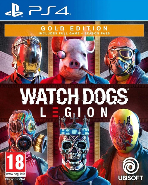 Гра PS4 Watch Dogs: Legion Gold Edition (диск Blu-ray) (3307216143215) - зображення 1