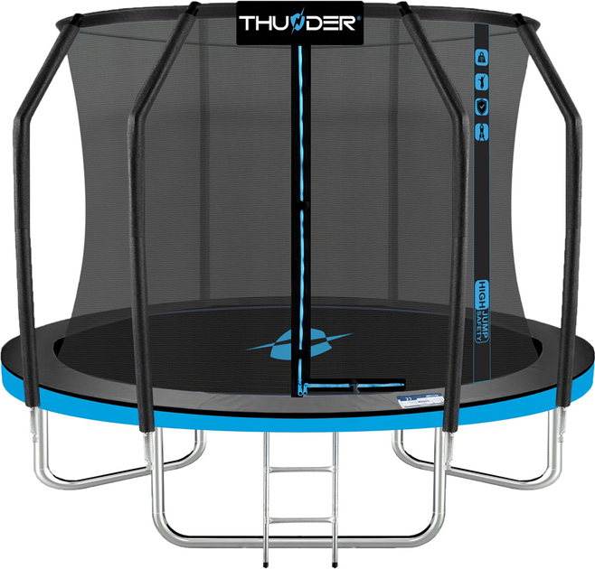 Батут с внутренней сеткой Thunder Inside Elite 8FT 255 см Black/Blue ...