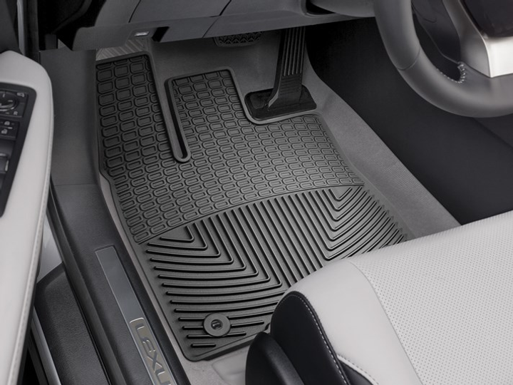 Акція на Комплект автокилимків передніх WeatherTech Всесезонні Lexus RX (2016 - 2022) 2 шт Чорний (W421) від Rozetka