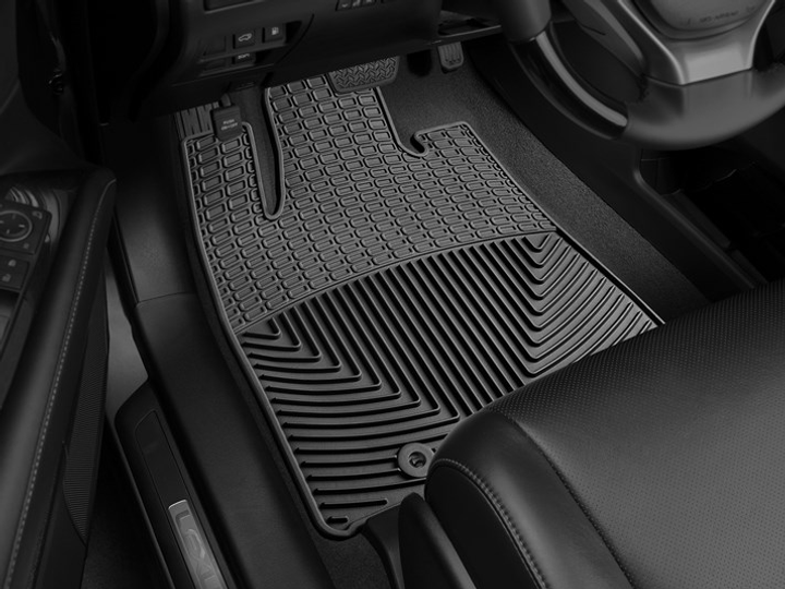 Акція на Комплект автокилимків передніх WeatherTech Всесезонні Lexus RX (2013-2015) 2 шт Чорний (W278) від Rozetka