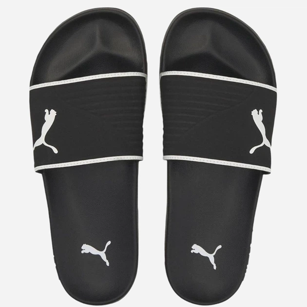 Жіночі шльопанці Puma Leadcat 2.0 Shower Black-Puma Білі 384140-01 39 Чорні (4064536232317) - зображення 3