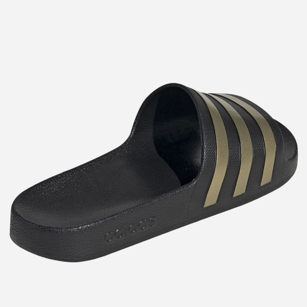 Чоловічі шльопанці Adidas Adilette Aqua EG1758 47 Чорні з золотистим (4062051397962) - зображення 4