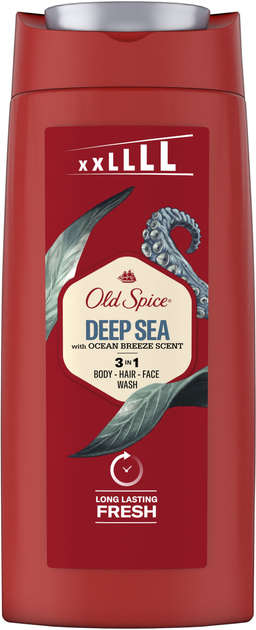 Гель для душу + шампунь Old Spice 3-в-1 Deep Sea 675 мл (8006540651018 / 8700216011365) - зображення 1