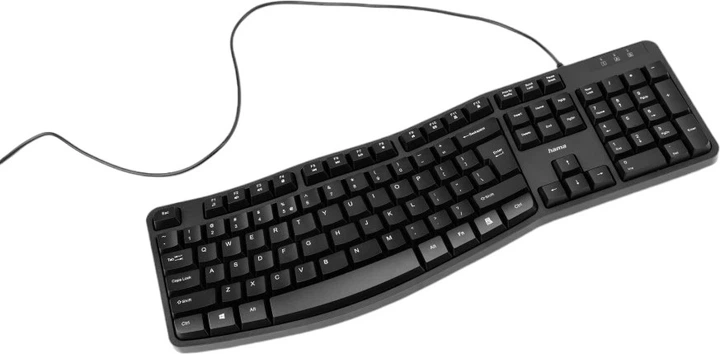 Клавіатура дротова Hama EKC-400 USB Black (U81826300000) - зображення 4
