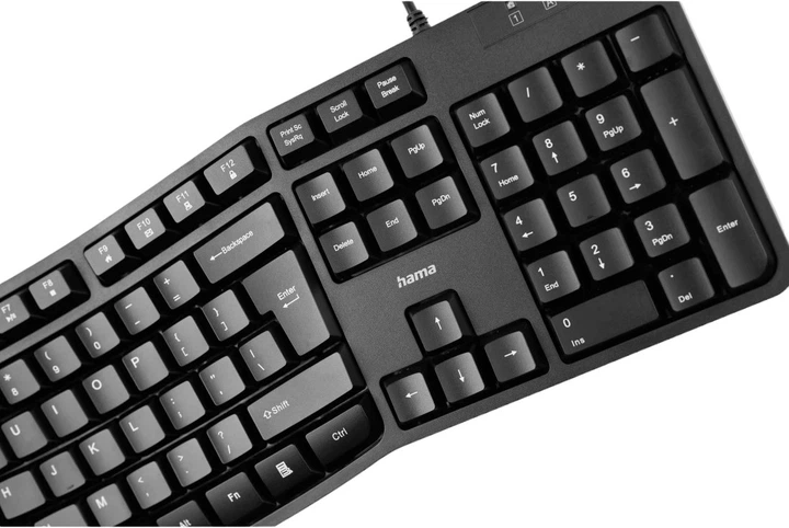 Клавіатура дротова Hama EKC-400 USB Black (U81826300000) - зображення 8