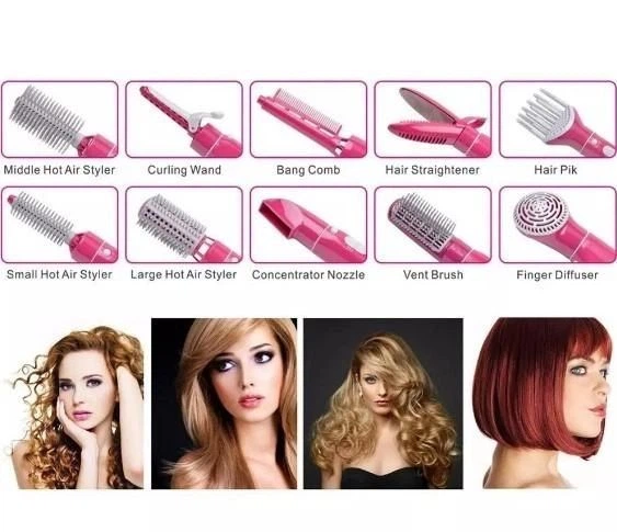 Стайлер багатофункційний Hair Styler Fullcome 10в1 800 Вт - зображення 3