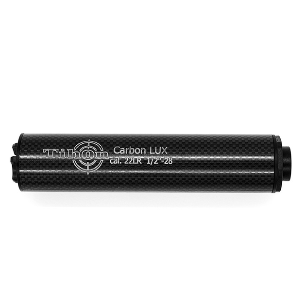 Глушник Tihon Carbon Lux .22 LR 1/2"-28 Чорний 0-03-022-1228-4 - зображення 2