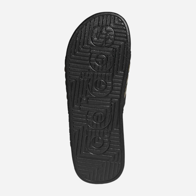Klapki męskie Adidas Adissage EG6517 40.5 Czarne z złocistym (4062051813905) - obraz 6
