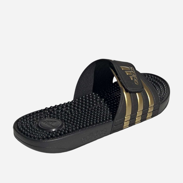 Klapki męskie Adidas Adissage EG6517 47 Czarne z złocistym (4062051813882) - obraz 3