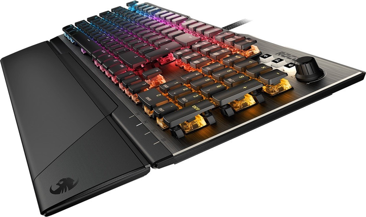 Klawiatura przewodowa Roccat Vulcan 120 Aimo Titan Brown Tactile USB Grey (1914750000) - obraz 2