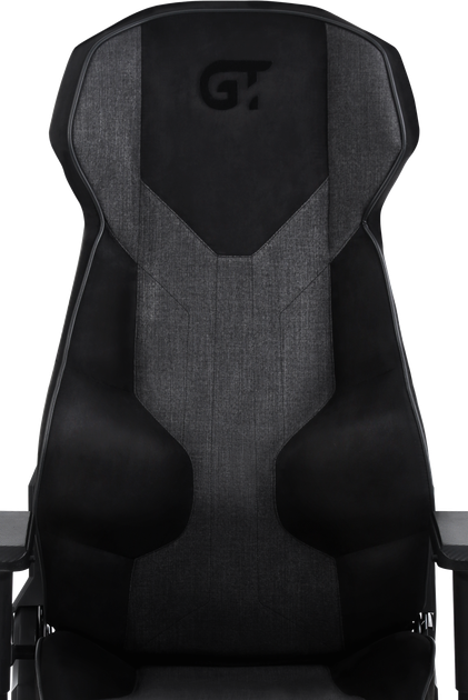 Геймерське крісло GT Racer X-8007 Dark Gray/Black Suede - зображення 3