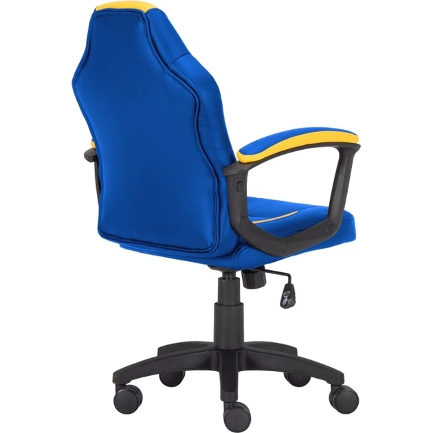 Геймерское кресло GT Racer X-1414 Blue/Yellow (Kids) - изображение 7