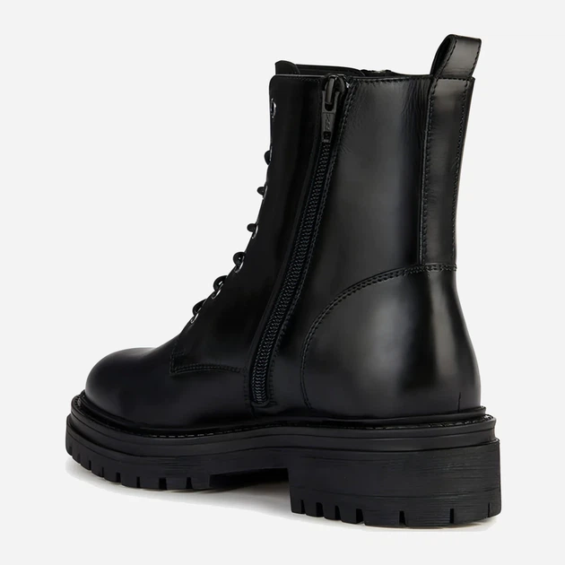 Trzewiki damskie skórzane Geox GEOD36HRK00043C9999 38 Czarne (8056206256804) - obraz 3