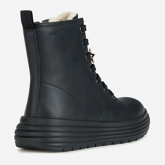 Підліткові зимові черевики для дівчинки Geox GEOJ36ETC000BCC9999 37 Чорні (8056206355750) - зображення 2