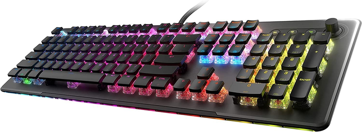 Клавіатура дротова Roccat Vulcan II Max Aimo Titan II Optical Red USB Black (2144870000) - зображення 4