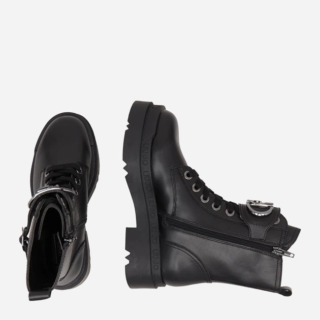 Жіночі черевики високі Liu Jo LJOSF3037P010222222 38 Чорні (8059696543867) - зображення 3