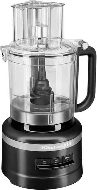 Кухонний комбайн KitchenAid 5KFP1319EBM матовий чорний + у подарунок Набір сковорідок KitchenAid CFA з керамічним покриттям 24 + 28 см - зображення 2