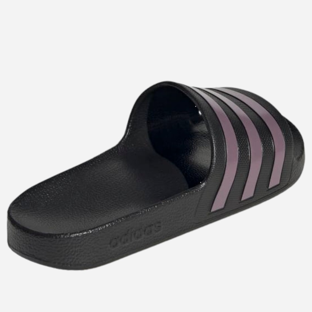 Klapki męskie Adidas Adilette Aqua GX4279 44.5 Czarne z różowo-purpurowym (4065426969153) - obraz 4