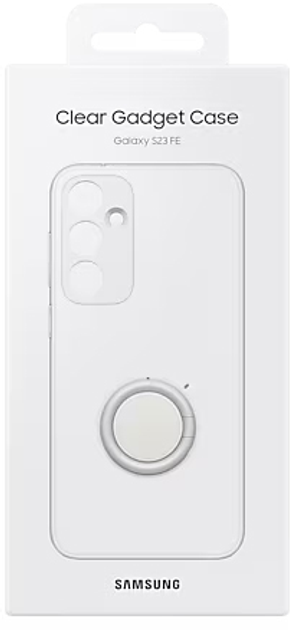 Etui Samsung Clear Gadget Case do Samsung Galaxy S23 FE Transparent (8806095225524) - obraz 8