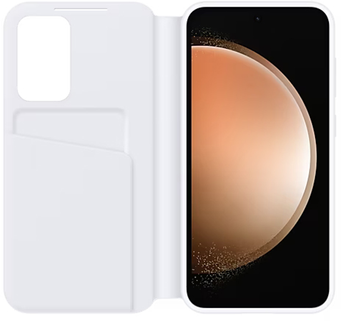 Etui z klapką Samsung Smart View Wallet Case do Samsung Galaxy S23 FE White (8806095244471) - obraz 4
