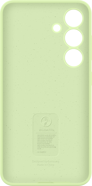 Panel Samsung Silicone Case do Samsung Galaxy S24 Light Green (8806095426884) - obraz 2