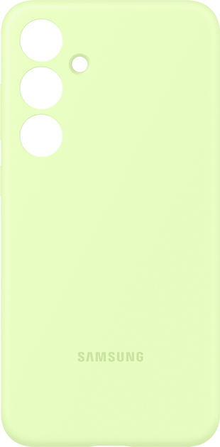 Panel Samsung Silicone Case do Samsung Galaxy S24+ Light Green (8806095426839) - obraz 1