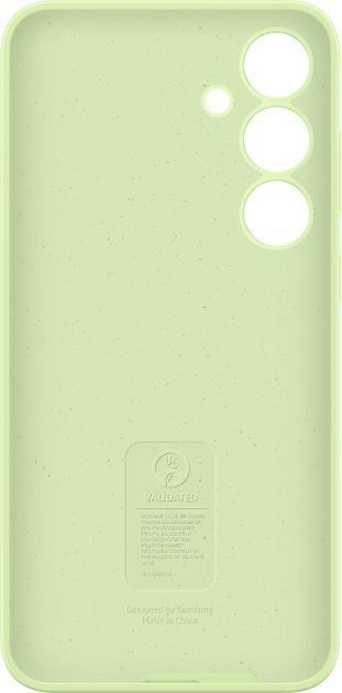 Panel Samsung Silicone Case do Samsung Galaxy S24+ Light Green (8806095426839) - obraz 2