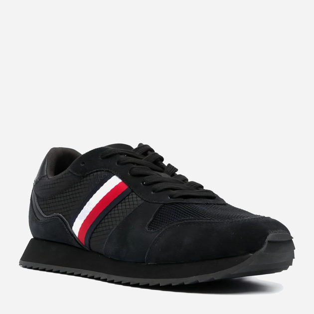 Buty sportowe męskie do kostki Tommy Hilfiger THIFM0FM04699BDS 45 Czarne (8720644402788) - obraz 2