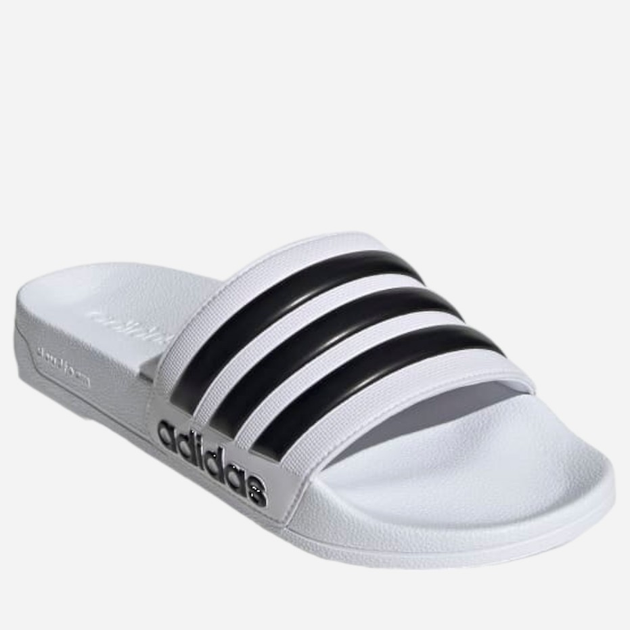 Klapki męskie Adidas Adilette Shower GZ5921 38 Białe z czarnym (4065419735086) - obraz 3