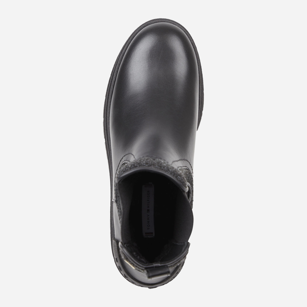 Жіночі челсі високі Tommy Hilfiger THIFW0FW07655BDS 41 Чорні (8720645468752) - зображення 5