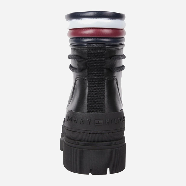 Trapery damskie skórzane Tommy Hilfiger THIFW0FW07501BDS 41 Czarne (8720644838716) - obraz 3