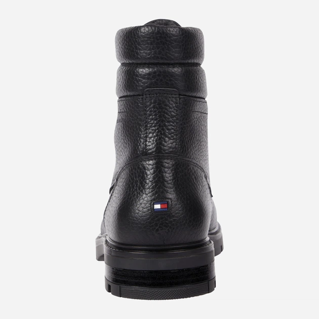 Чоловічі черевики Tommy Hilfiger THIFM0FM04802BDS 46 Чорні (8720645469025) - зображення 4