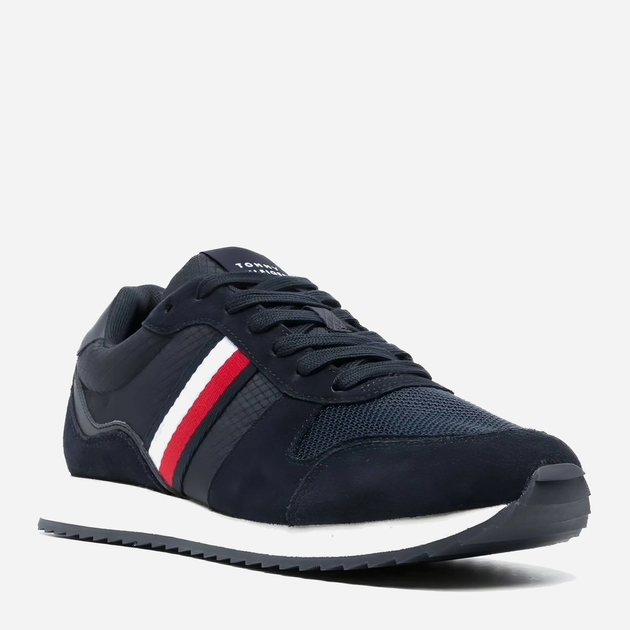 Buty sportowe męskie do kostki Tommy Hilfiger THIFM0FM04699DW5 44 Granatowe (8720644301906) - obraz 2