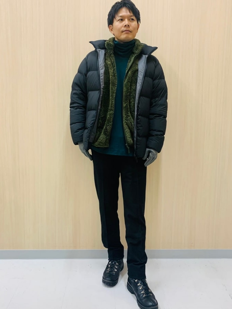 Куртка демисезонная Шерпа мужская Uniqlo 951074267 3XL Зеленая (1159799902) - изображение 2
