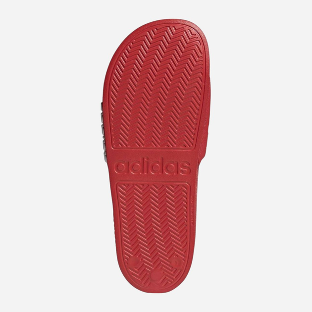 Klapki męskie Adidas Adilette Shower GZ5923 40.5 Czerwone z białym (4065419341171) - obraz 4