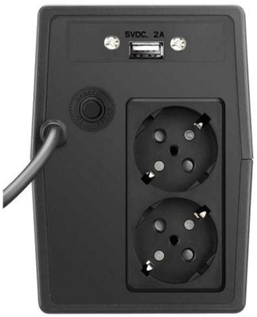ДБЖ Online USV-Systeme Yunto Smile 600 VA (360 W) Black (4026908004328) - зображення 3