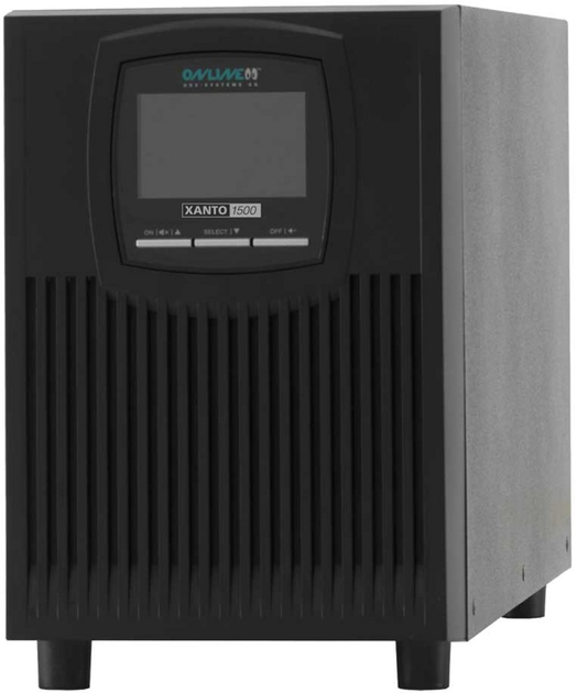 Джерело безперебійного живлення Online USV-Systeme Xanto 1500 VA (1500 W) Black (4026908003673) - зображення 1