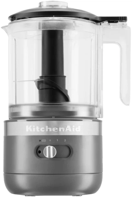 Кухонний мінікомбайн KitchenAid 5KFCB519EDG бездротовий сірий - Фото 4 Кухонний мінікомбайн KitchenAid 5KFCB519EDG бездротовий сірий - зображення 4
