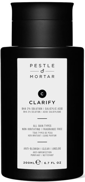 Tonik do twarzy Pestle&Mortar Clarify 2% BHA Salicylic 200 ml (855238006467) - obraz 1