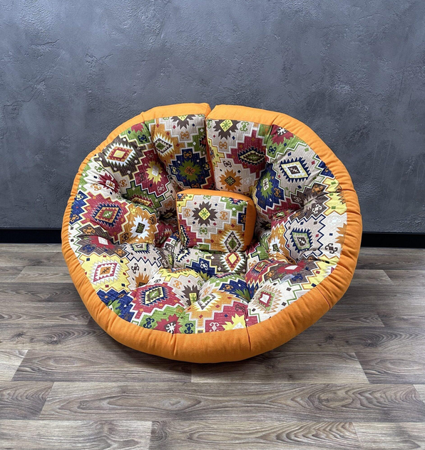 Бескаркасное кресло-матрас трансформер панама Carpet 160х80 см красное ...